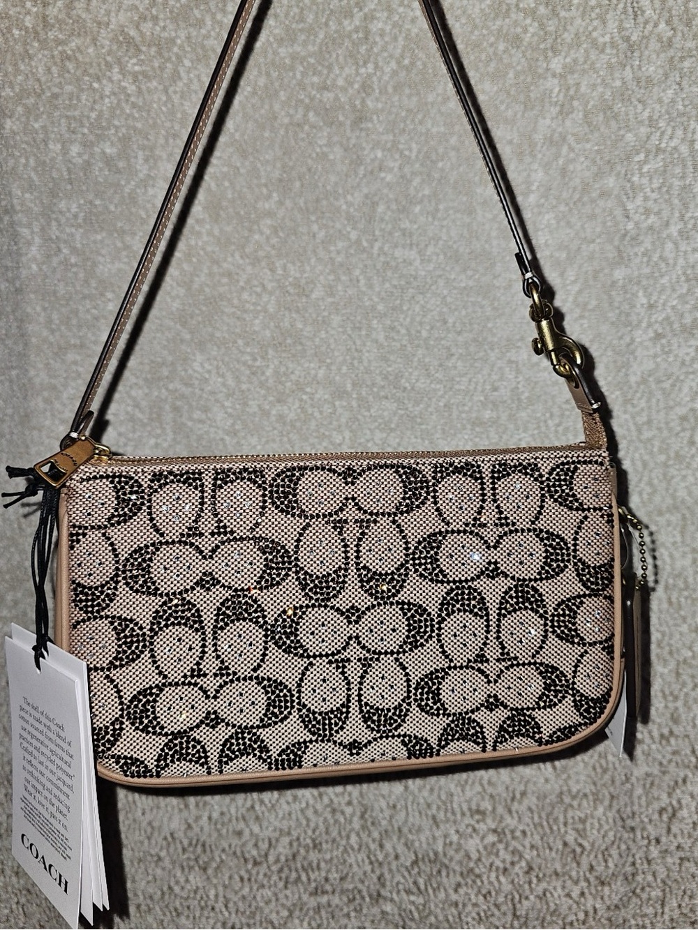 coach crystal Plaza Bag
In Crystal Signature Jacquard